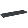 Set de coussins de palette 2 pcs Noir 150 x 40 x 8 cm 523608523608