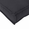 Set de coussins de palette 2 pcs Noir 150 x 40 x 8 cm 523608523608