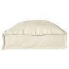 Set de coussins de palette 2 pcs Crème 100 x 40 x 8 cm 523609523609
