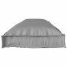 Set de coussins de palette 2 pcs Gris 150 x 40 x 8 cm 523611523611
