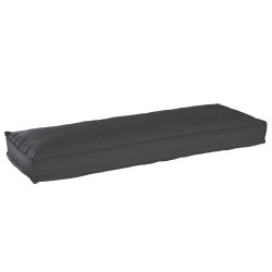 Set de coussins de palette 2 pcs Noir 120 x 40 x 8 cm 523615523615