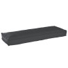 Set de coussins de palette 2 pcs Noir 120 x 40 x 8 cm 523615523615