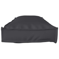 Set de coussins de palette 2 pcs Noir 120 x 40 x 8 cm 523615523615