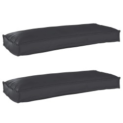 Set de coussins de palette 2 pcs Noir 100 x 40 x 8 cm 523618523618
