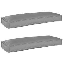 Set de coussins de palette 2 pcs Gris 100 x 40 x 8 cm 523619523619