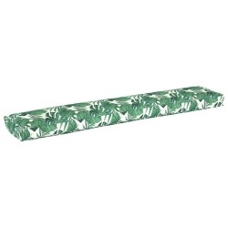 Coussin de palette Motif feuille 200 x 40 x 8 cm Tissu Oxford 523622523622