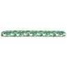 Coussin de palette Motif feuille 200 x 40 x 8 cm Tissu Oxford 523622523622