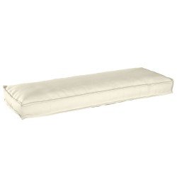 Set de coussins de palette 2 pcs Crème 120 x 40 x 8 cm 523626523626