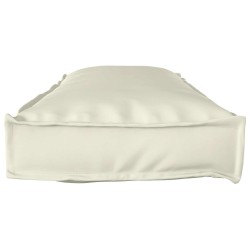 Set de coussins de palette 2 pcs Crème 120 x 40 x 8 cm 523626523626