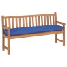 Coussin de palette Bleu royal 180 x 40 x 8 cm Tissu Oxford 523635523635