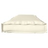Coussin Crème 140 x 40 x 8 cm Tissu Oxford 523637523637