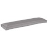 Coussin Gris 150 x 40 x 8 cm Tissu Oxford 523639523639