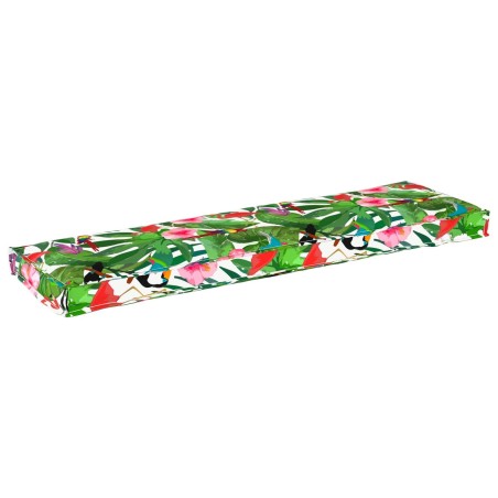 Coussin Floral Multicolore 140 x 40 x 8 cm Tissu Oxford 523643523643