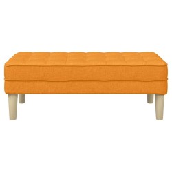 banc avec coussin Jaune foncé 113 x 57 x 39 cm tissu 523650523650