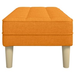 banc avec coussin Jaune foncé 113 x 57 x 39 cm tissu 523650523650