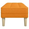 banc avec coussin Jaune foncé 113 x 57 x 39 cm tissu 523650523650