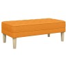 banc avec coussin Jaune foncé 113 x 57 x 39 cm tissu 523650523650