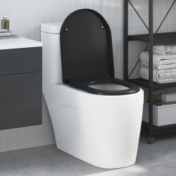 Siège de toilette Noir 49 x 36 x 4 cm Duroplast 523651523651