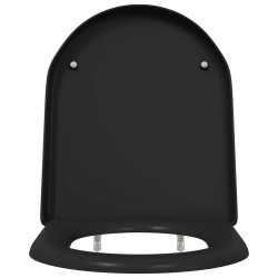 Siège de toilette Noir 49 x 36 x 4 cm Duroplast 523651523651