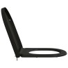 Siège de toilette Noir 49 x 36 x 4 cm Duroplast 523651523651