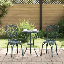 Ensemble bistro de jardin 3 pcs Vert Aluminium 523654523654