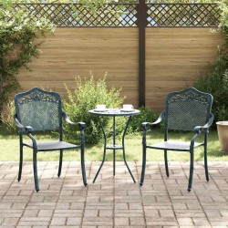 Chaise de jardin 2 pcs Vert 64 x 62 x 93cm Aluminium 523659523659