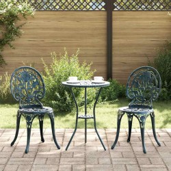 Ensemble bistro de jardin 3 pcs Vert Aluminium 523660523660