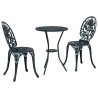 Ensemble bistro de jardin 3 pcs Vert Aluminium 523660523660