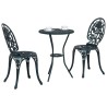 Ensemble bistro de jardin 3 pcs Vert Aluminium 523660523660
