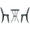 Ensemble bistro de jardin 3 pcs Vert Aluminium 523660523660