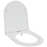 Siège de toilette Blanc 47 x 36 x 3,4 cm Duroplast 523669523669
