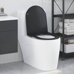 Siège de toilette Noir 47 x 36 x 3,4 cm Duroplast 523672523672