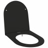 Siège de toilette Noir 47 x 36 x 3,4 cm Duroplast 523672523672