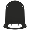 Siège de toilette Noir 47 x 36 x 3,4 cm Duroplast 523672523672