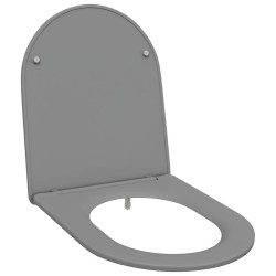 Siège de toilette Gris 47 x 36 x 3,4 cm Duroplast 523673523673
