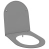 Siège de toilette Gris 47 x 36 x 3,4 cm Duroplast 523673523673