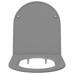 Siège de toilette Gris 47 x 36 x 3,4 cm Duroplast 523673523673