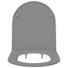 Siège de toilette Gris 47 x 36 x 3,4 cm Duroplast 523673523673
