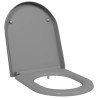 Siège de toilette Gris 49 x 36 x 4 cm Duroplast 523674523674