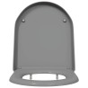 Siège de toilette Gris 49 x 36 x 4 cm Duroplast 523674523674