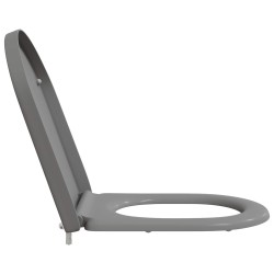 Siège de toilette Gris 49 x 36 x 4 cm Duroplast 523674523674