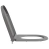Siège de toilette Gris 49 x 36 x 4 cm Duroplast 523674523674