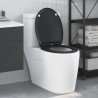 Siège de toilette Noir 47 x 37,5 x 3,8 cm Duroplast 523675523675