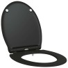 Siège de toilette Noir 47 x 37,5 x 3,8 cm Duroplast 523675523675