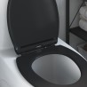 Siège de toilette Noir 47 x 37,5 x 3,8 cm Duroplast 523675523675