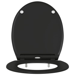 Siège de toilette Noir 47 x 37,5 x 3,8 cm Duroplast 523675523675