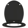 Siège de toilette Noir 47 x 37,5 x 3,8 cm Duroplast 523675523675