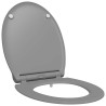 Siège de toilette Gris 47 x 37,5 x 3,8 cm Duroplast 523676523676