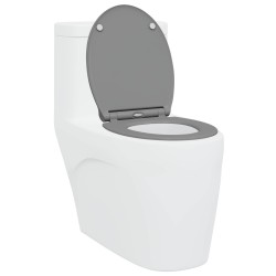 Siège de toilette Gris 47 x 37,5 x 3,8 cm Duroplast 523676523676
