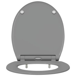 Siège de toilette Gris 47 x 37,5 x 3,8 cm Duroplast 523676523676